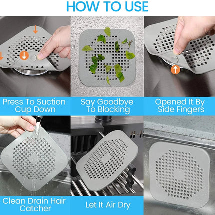 Silicone Square Sink Drain
