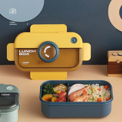 Camera rectangular lunch box