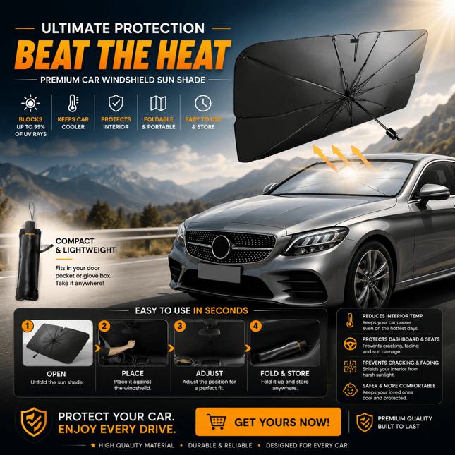 Car Windshield Sunshade Umbrella