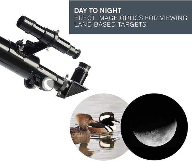 Celestron Powerseeker 50Az Refractor Telescope, Black, 50 Mm Aperture - SmartSouks