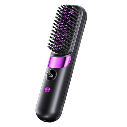 Cordless Ceramic Hair Straightener Hot Comb - SmartSouks