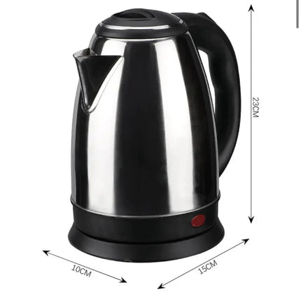 Electric Kettle Water Warmer 2L Stainless Steel - SmartSouks