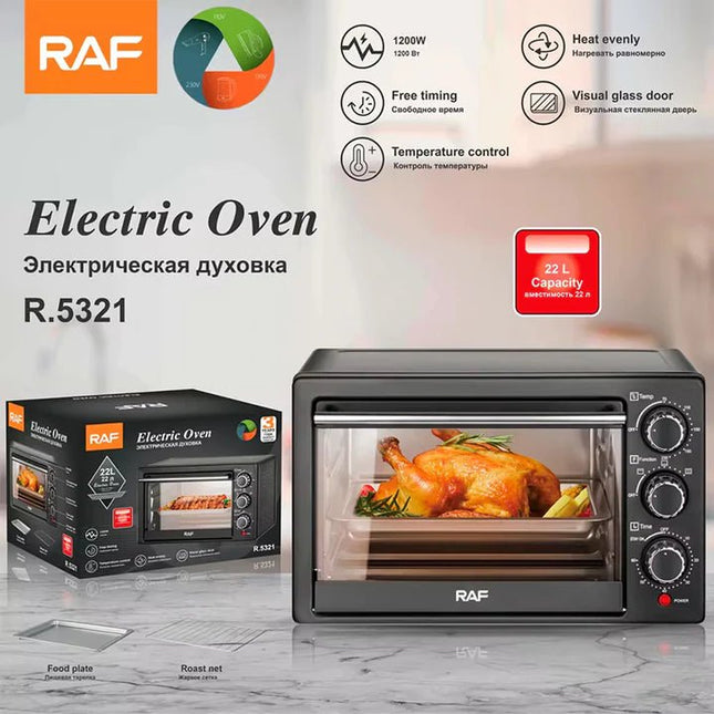 Electric Oven 1200W 22 Liters - SmartSouks