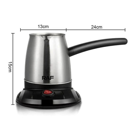 Electric Turkish Coffee Maker- Stainless Steel Kettle 500ml - SmartSouks