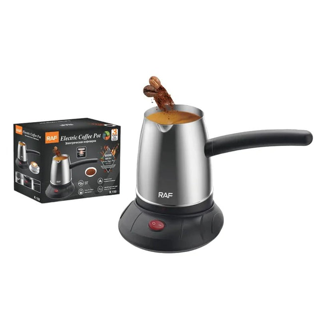 Electric Turkish Coffee Maker- Stainless Steel Kettle 500ml - SmartSouks
