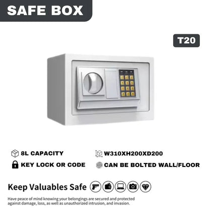 Electronic Digital Money Security Safe Box T20 - SmartSouks