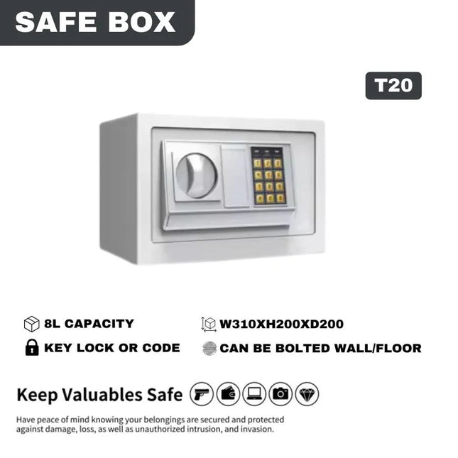 Electronic Digital Money Security Safe Box T20 - SmartSouks
