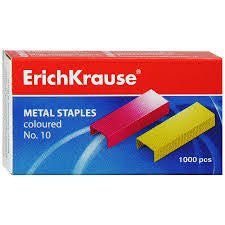 ErichKrause Colored Metal Staples no.10 - 1000 pcs - SmartSouks