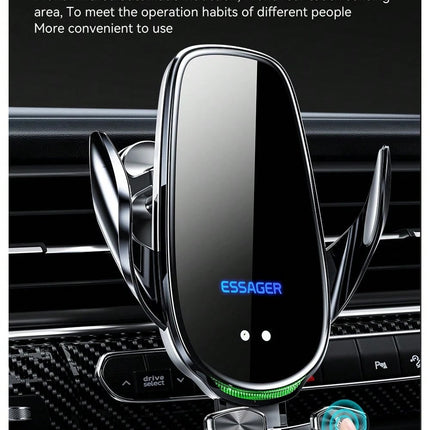 Essager Qi 15W Wireless Car Charger & Vent Mount - SmartSouks