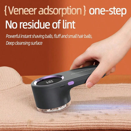 Fabric Shaver Rechargeable Lint Remover - Gray Purple - SmartSouks