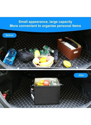 Foldable Car Trunk Insulated Storage Box - SmartSouks