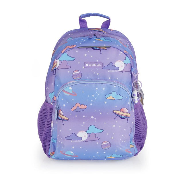 Gabol School Backpack 1 Part Cosmos 31x41x16cm237406/2026 Light Purple