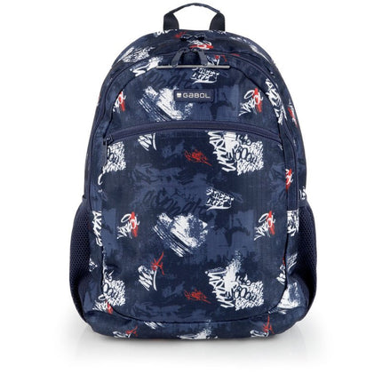 Gabol School Backpack 2 Parts Dash 34x46x20cm238796/2026 Navy Blue