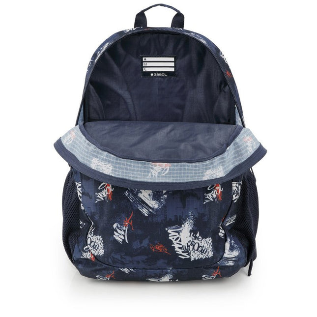 Gabol School Backpack 2 Parts Dash 34x46x20cm238796/2026 Navy Blue