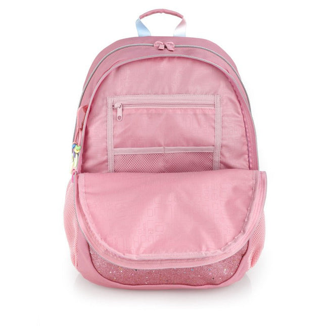 Gabol School Backpack 2 Parts Glam 34x46x20cm237696/2026 Pink
