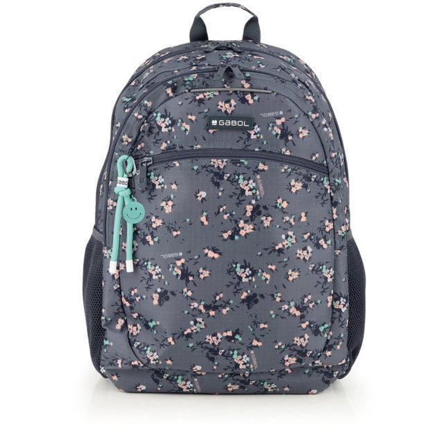 Gabol School Backpack 2 Parts Secret 34x46x20cm238096/2026 Grey