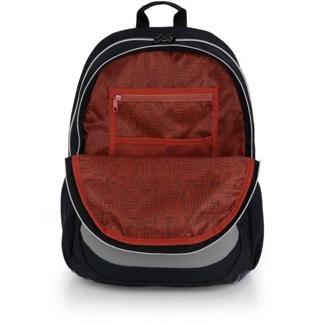 Gabol School Backpack 2 Parts Trick 34x46x20cm238596/2026 Grey-Black