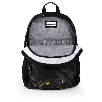 Gabol School Backpack 3 Parts Byte 32x44x18cm238640/2026 Black