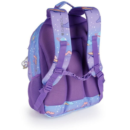 Gabol School Backpack 3 Parts Cosmos 32x44x18cm237440/2026 Light Purple