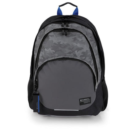Gabol School Backpack 3 Parts Soul 32x44x18cm238840/2026 Black-Grey