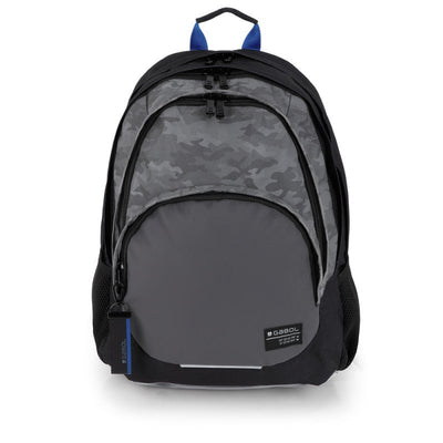 Gabol School Backpack 3 Parts Soul 32x44x18cm238840/2026 Black-Grey