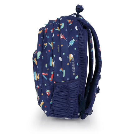 Gabol School Backpack 3 Parts Speedy 32x44x18cm238240/2026 Navy blue