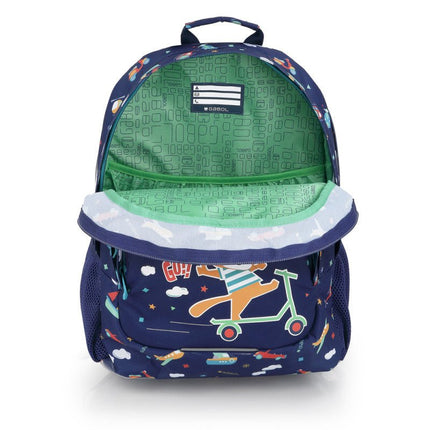 Gabol School Backpack 3 Parts Speedy 32x44x18cm238240/2026 Navy blue