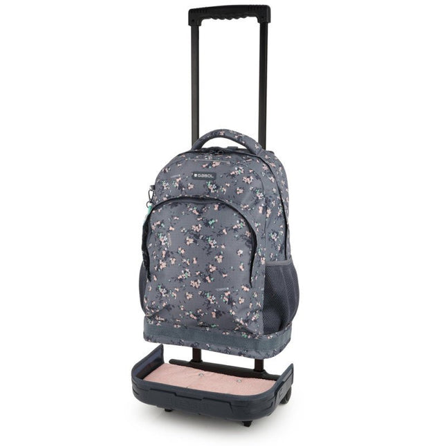 Gabol School Detachable Trolley Backpack Secret 34x46x20cm238084/2026 Grey