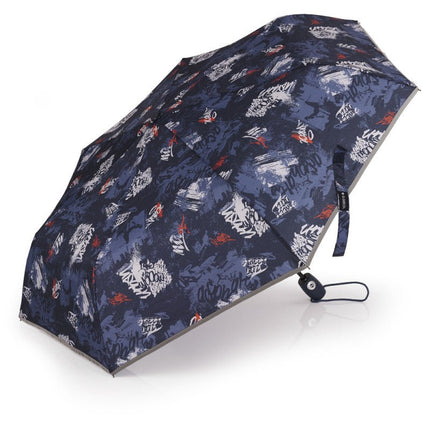 Gabol School FOLDABLE UMBRELLA - Dash Navy Blue
