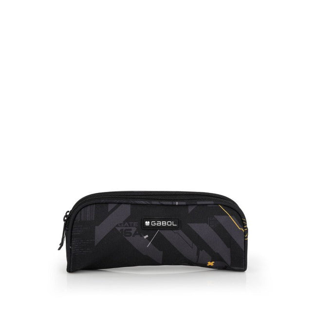 Gabol School Pencil Case 2 Parts Byte 22x8x6cm238631/2026 Black