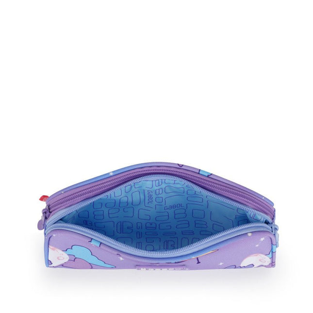 Gabol School Pencil Case 2 Parts Cosmos 22x8x6cm237431/2026 Light Purple