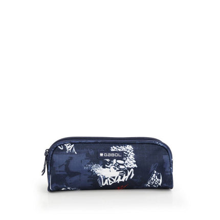 Gabol School Pencil Case 2 Parts Dash 22x8x6cm238731/2026 Navy Blue