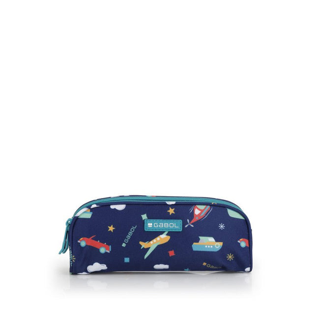 Gabol School Pencil Case 2 Parts Speedy 22x8x6cm238231/2026 Navy blue