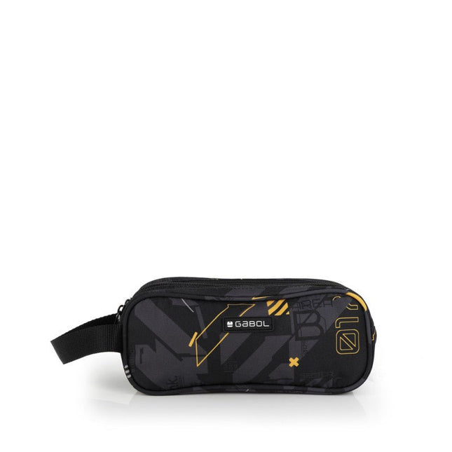 Gabol School Pencil Case 3 Parts Byte 22x9x9cm238611/2026 Black