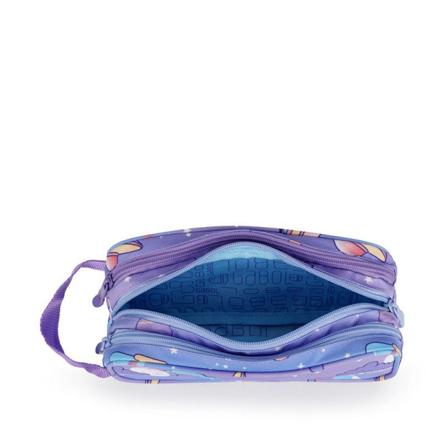 Gabol School Pencil Case 3 Parts Cosmos 22x9x9cm237411/2026 Light Purple