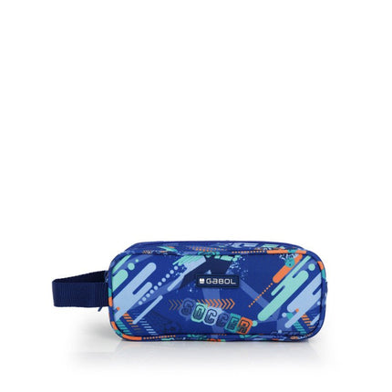 Gabol School Pencil Case 3 Parts Crew 22x9x9cm238411/2026 Blue