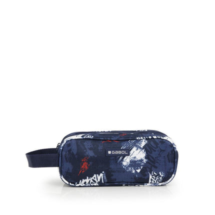 Gabol School Pencil Case 3 Parts Dash 22x9x9cm238711/2026 Navy Blue