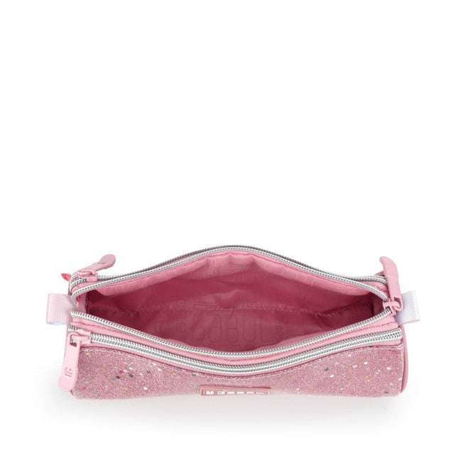 Gabol School Pencil Case 3 Parts Glam 22x7x7cm237609/2026 Pink