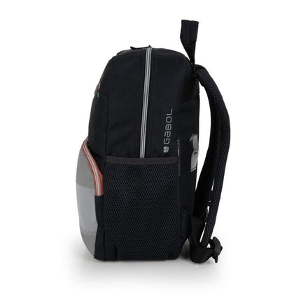 Gabol School Small Backpack 1 Parts Trick 25x33x12cm238521/2026 Grey-Black