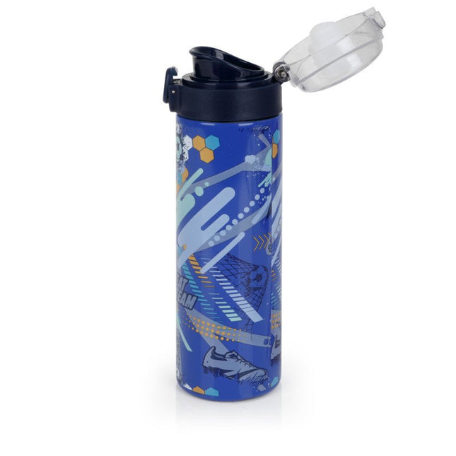 Gabol School Stainless Steel Bottle Crew 6.5x22.5x6.5cm 600ML238452/2026 Blue