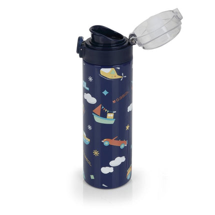 Gabol School Stainless Steel Bottle Speedy 6.5x22.5x6.5cm 600ML238252/2026 Navy blue