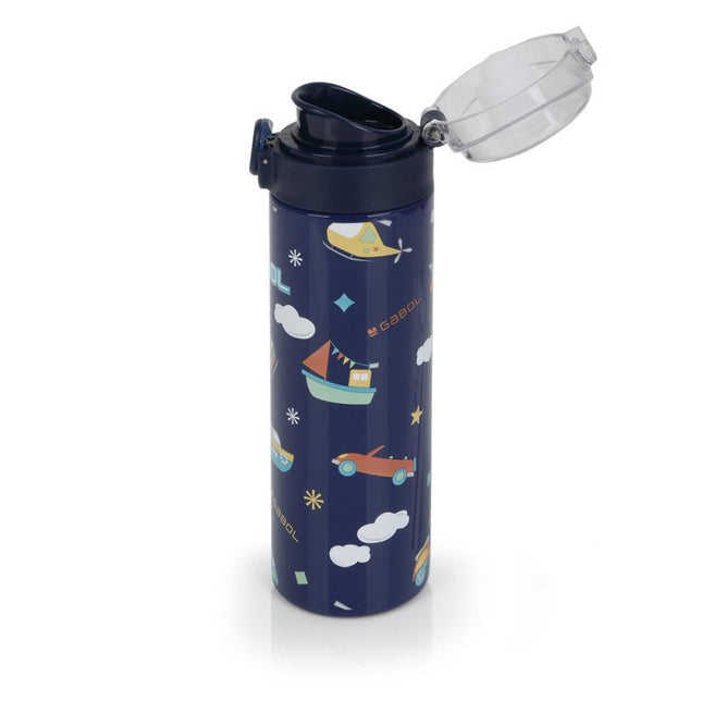 Gabol School Stainless Steel Bottle Speedy 6.5x22.5x6.5cm 600ML238252/2026 Navy blue