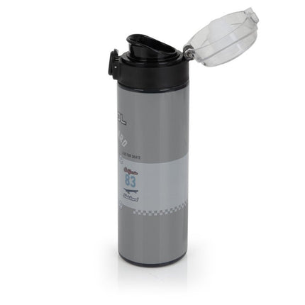 Gabol School Stainless Steel Bottle Trick 6.5x22.5x6.5cm 600ML238552/2026 Grey-Black