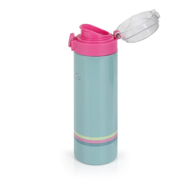 Gabol School Stainless Steel Bottle Whisper 6.5x22.5x6.5cm 600ML 238152/2026 Mint Green