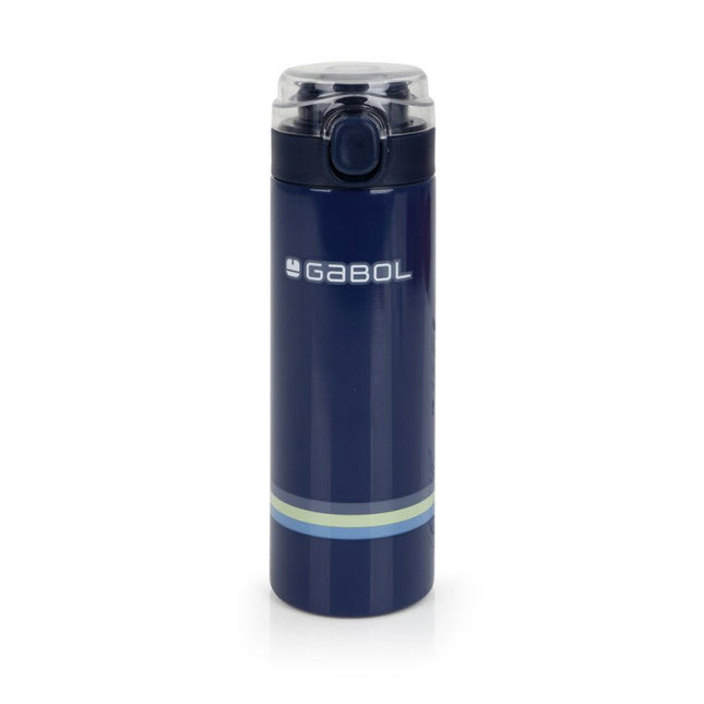 Gabol School Stainless Steel Bottle Whisper 6.5x22.5x6.5cm 600ML 238152/2026 Navy blue