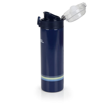 Gabol School Stainless Steel Bottle Whisper 6.5x22.5x6.5cm 600ML 238152/2026 Navy blue