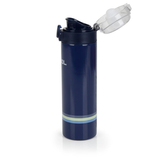 Gabol School Stainless Steel Bottle Whisper 6.5x22.5x6.5cm 600ML 238152/2026 Navy blue