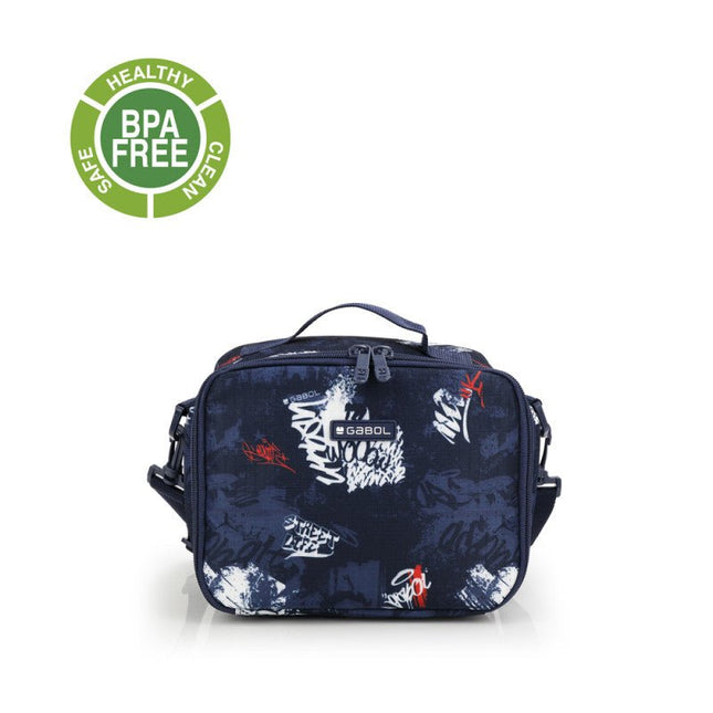 Gabol School Thermal Lunch Bag 1 Parts Dash 23x18x14cm238773/2026 Navy Blue