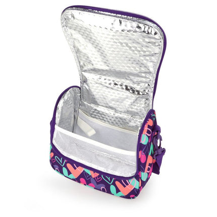 Gabol School Thermal Lunch Bag 1 Parts Kokoro Hearts 25x21x13cm237832/2026 Purple