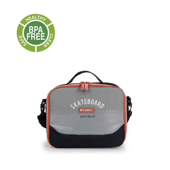 Gabol School Thermal Lunch Bag 1 Parts Trick 23x18x14cm238573/2026 Grey-Black